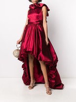 Thumbnail for your product : ZUHAIR MURAD High Low Satin Gown