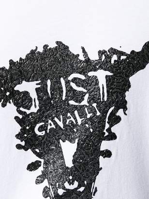 Just Cavalli buffalo skull T-shirt