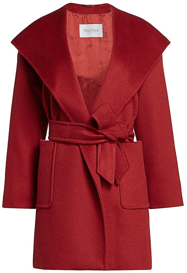 Max Mara Red Women's Coats | ShopStyle