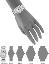 Thumbnail for your product : Cartier Tank Francaise Medium Stainless Steel & Diamond Bracelet Watch