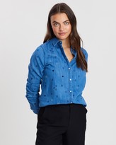 Thumbnail for your product : Scotch & Soda Embroidered Denim Shirt