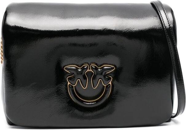 Pinko Love Click Puff Foldover Top Crossbody Bag