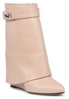 Thumbnail for your product : Givenchy Shark Lock Leather Pants Mid-Calf Wedge Boots