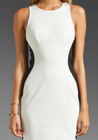 Thumbnail for your product : Eight Sixty Colorblock Body Con Dress in Ivory/Black