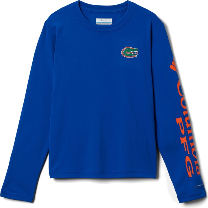 Columbia Youth Florida Gators Blue Terminal Tackle Long Sleeve T-Shirt, Medium
