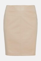 Thumbnail for your product : Karen Millen Plus Size Faux Leather Ponte Panelled Skirt