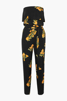 Thumbnail for your product : Vix Paula Hermanny Madi Strapless Floral-print Voile Jumpsuit