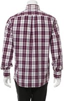 Thumbnail for your product : Brunello Cucinelli Plaid Button-Up Shirt