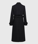 Thumbnail for your product : AllSaints Sage Cotton Trench Coat