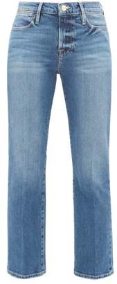 Frame Le High Straight-leg Jeans - Womens - Blue