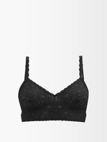 Thumbnail for your product : Hanky Panky Retro Floral-lace Bralette - Black
