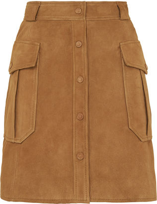 Whistles Suede Pocket Skirt