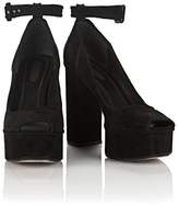 Thumbnail for your product : Alexander Wang Aiko Suede Platform Pump