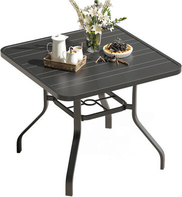 Latitude Run Square Outdoor Dining Table With 1.57\