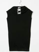 Thumbnail for your product : DKNY sleeveless hooded dress