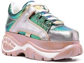 Thumbnail for your product : Buffalo David Bitton Iridescent Panelled Chunky Sole Sneakers