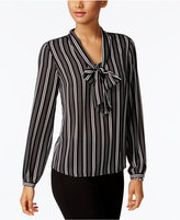 Thumbnail for your product : Nine West Tie-Neck Blouse