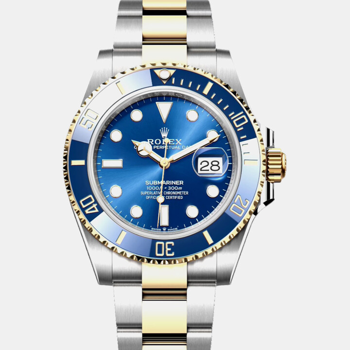 Rolex Submariner 126613 LB Blue 18K Yellow Gold & Stainless Steel Automatic Men's Wristwatch 41 mm
