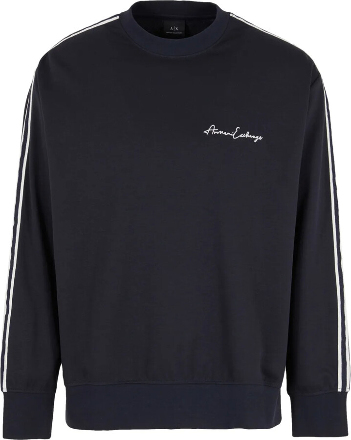 Armani Exchange side-stripe long-sleeve T-shirt