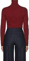 Thumbnail for your product : Victoria Beckham Women's Mélange Stretch-Jersey Turtleneck Sweater - Bordeaux