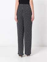 Thumbnail for your product : MICHAEL Michael Kors polka dots straight trousers