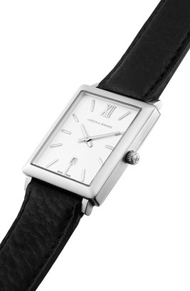Larsson & Jennings 'Norse' Short Strap Leather Watch, 29Mm X 40Mm