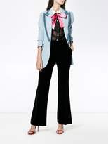 Thumbnail for your product : Gucci Taffeta star flock shirt with bow