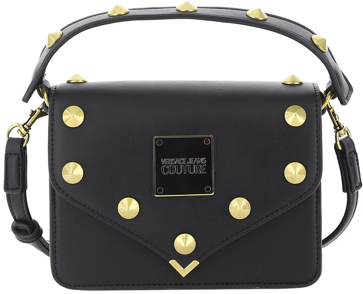 New Synthetic Leather Studs Detail Ladies Mini Handbag Shoulder Bag 