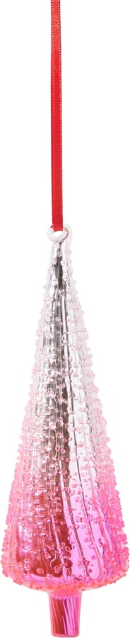 Holiday Lane Milk Paint Pink and Gold Ombre Tree Ornament, Created for Macy's