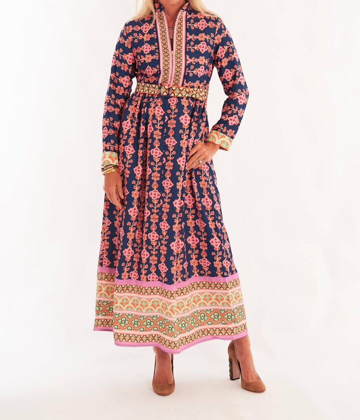 CK BRADLEY Lane Dress In Serendipity Blue Multi