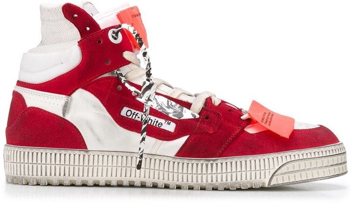 Off-White Red Men's Sneakers & Athletic Shoes | Shop the world's largest  collection of fashion | ShopStyle
