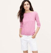 Thumbnail for your product : LOFT Petite Striped Envelope Neck Tee