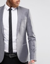 Thumbnail for your product : ASOS Slim Tie With Stripe Texture In Black