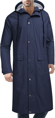 COOFANDY Men's Rain Jacket with Hood Waterproof Lightweight Active Long  Raincoat - ShopStyle