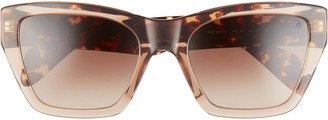 Rag & Bone 54mm Gradient Rectangle Sunglasses