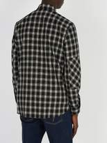 Thumbnail for your product : Givenchy Checked Wool Blend Shirt - Mens - Black White