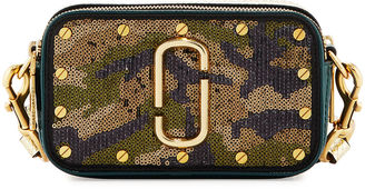 Marc Jacobs Snapshot Sequined-Camouflage Camera Bag