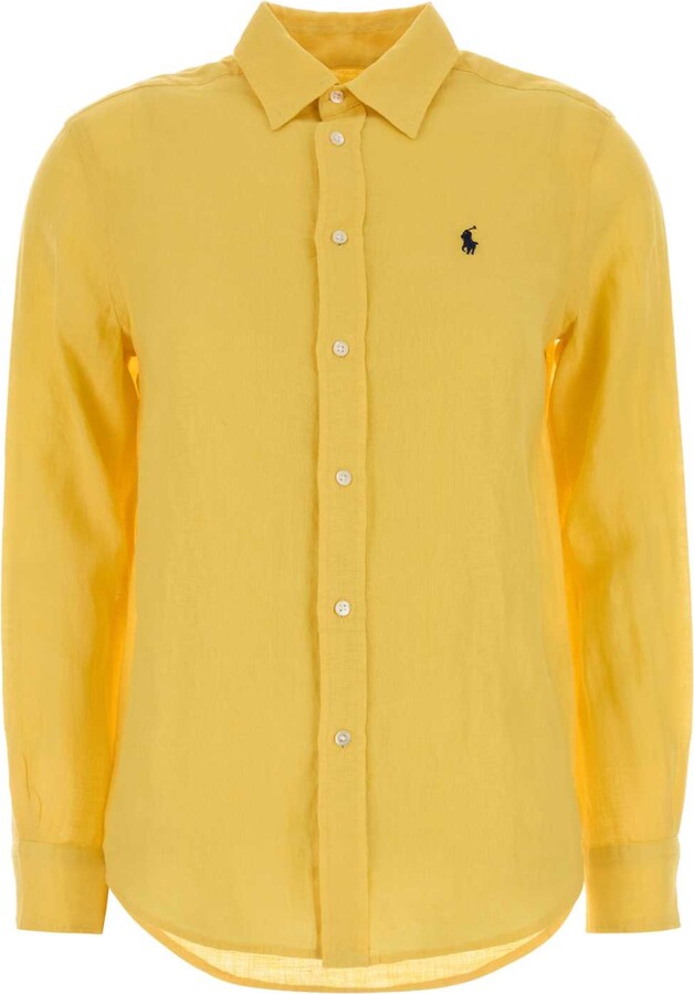 Polo Ralph Lauren Yellow Linen Shirt