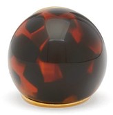Thumbnail for your product : Fendi Spherical Large Tortoiseshell-effect Ring - Brown