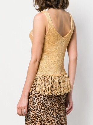 Forte Forte Fringed Knit Tank Top