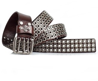 leather biker belts