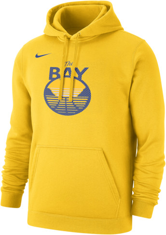 Nike NBA Club Pullover Fleece Hoodie Sweatshirt - Golden State Warriors -  Yellow - ShopStyle Sport Tops