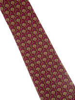 Thumbnail for your product : Hermes Belt Print Silk Tie