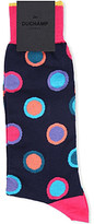 Thumbnail for your product : Duchamp Polka dot circle cotton socks - for Men