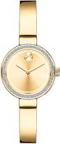 Thumbnail for your product : Movado Bold Yellow Gold Plated Diamond Set Bezel Ladies Watch