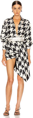 DANIELE CARLOTTA Asymmetric Skirt in Black & White | FWRD