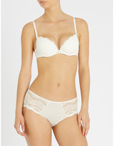 Thumbnail for your product : Lejaby Maison Insaisissable mesh and lace push-up bra