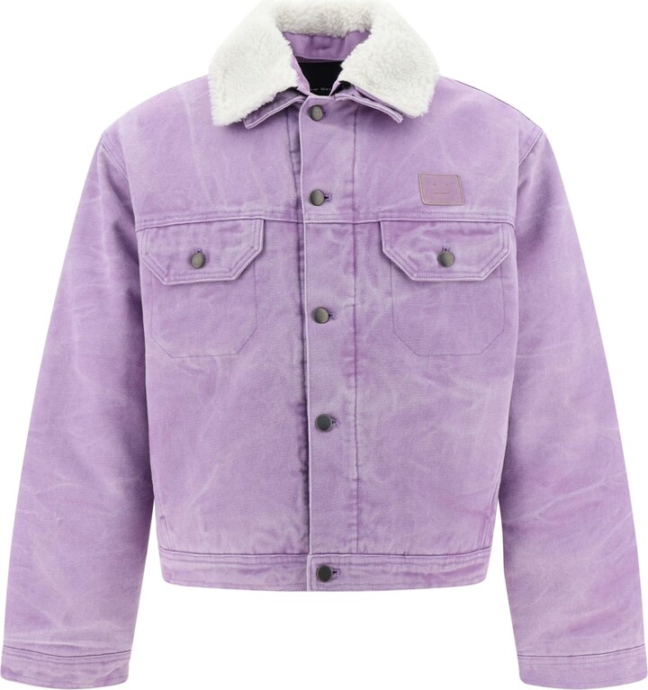 Missguided Purple Regular Denim Jacket