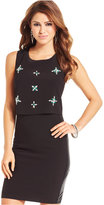Thumbnail for your product : XOXO Juniors' Embellished Popover Sheath Dress