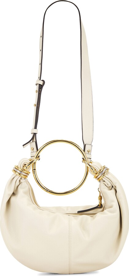 Chloe Bracelet Bag in Cream